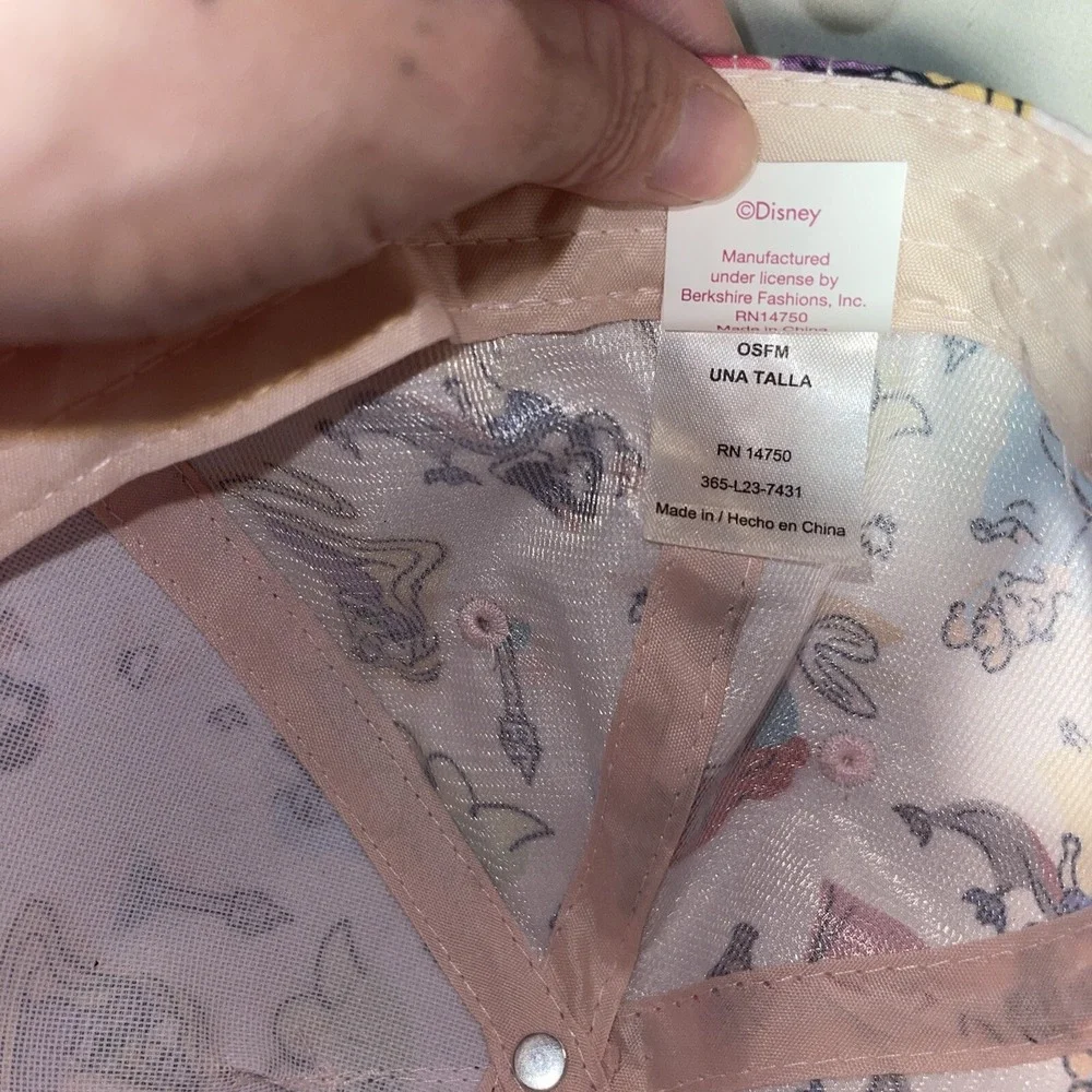 Rare‎ Disney Animators Collection Princess Pink Hat Baseball Cap One Size Kids